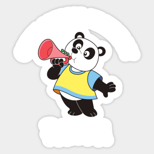 Cute Animal Friendly Panda - Gift Ideas For Animal and Panda Lovers - Gift For Boys, Girls, Dad, Mom, Friend, Panda lovers - Panda Lover Funny Sticker